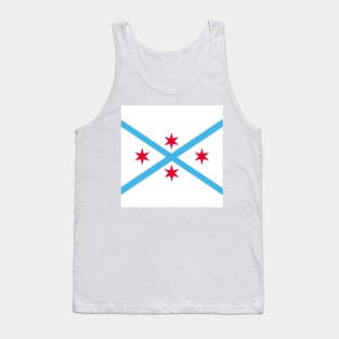 Weird Chicago Flag Tank Top